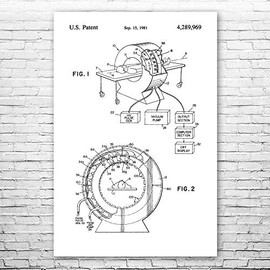 CAT Scan Poster Print, Doctors Office, Lab Technician, Oncologist Gift, CT Scanner, Med Student, Science Class Black & White (5 inch x 7 inch)