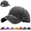 AUNGKWANG Boys Girls Baseball Cap, Children's Baseball Cap, Washed, Pure