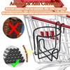 2 Pcs Updated Shopping Cart Cup Holders, Reusable Anti-Spill Hanging