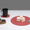 LindDNA Circle 981881 Recycled Leather Place Mat 30 cm x