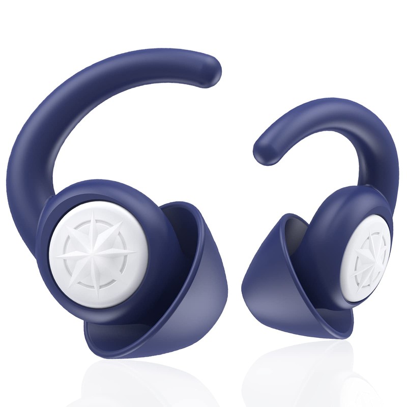 Silicone Ear Plugs for Sleeping - BUENSUENO 2 Pairs Reusable