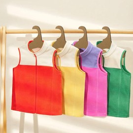 Baby Clothes Hangers, Cardboard Hangers, 9.8 Inch Kids Hangers Wood, Sturdy Resistant, Cute Baby Wooden Hangers, Non-Slip, for Kids Clothes Pants (30, Yellow-Brown Color)