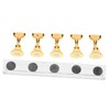 WOONEKY 5pcs Plastic Nail Display Stand for Manicure Set Professional