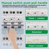 Jadeshay Dual Power Transfer Switch, GYHO9-63 Manual Transfer Switch, Load