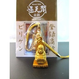 Billiken Statue Strap, gold