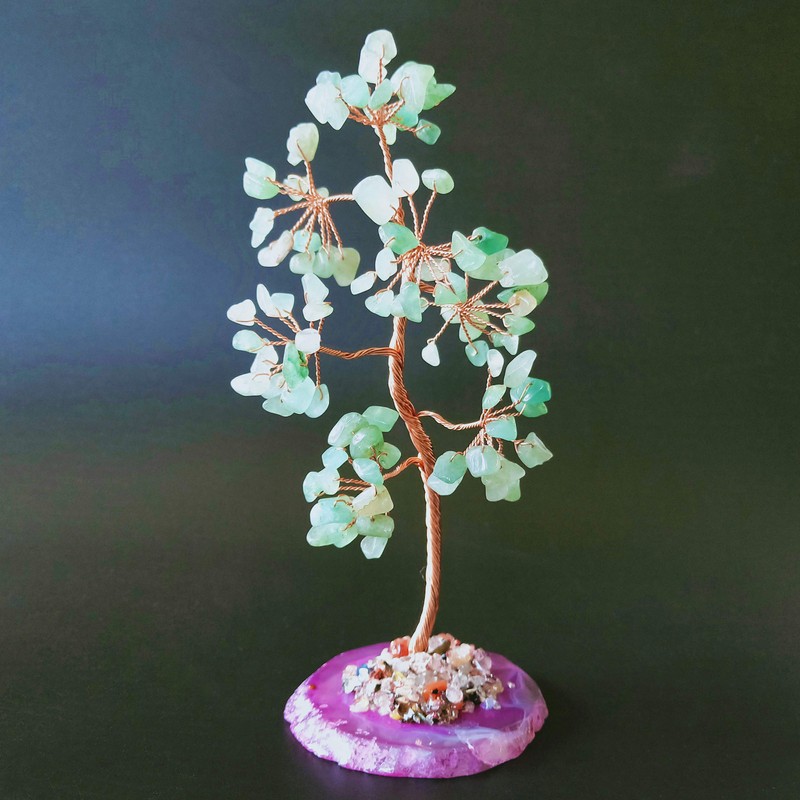 Mina Heal 天然石パワーストーンツリー ビジネスの成功 財運 心の癒し 開運の石 風水アイテムとして玄関先、リビング、寝室のインテリアに チャクラクリスタルストーン幸運 富