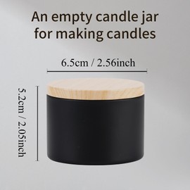 Cqmtopemao 4 oz Black Candle Tins 24 Pcs Candle Tins with Metal Wood Grain Lids Candle Tin with Lids for DIY Candles Making. torage ContainerArts & Crafts, Storage, and Gifts.Candle tins