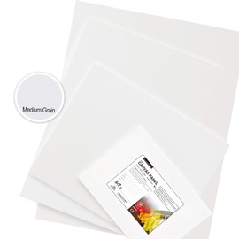 PHOENIX 24 Pack Artist Canvases for Painting Canvas Panels Multipack - 5x7, 8x10, 9x12, 11x14 Inch, 8 Oz Triple Primed Cotton Canvas Boards for Acrylic, Oil, Watercolor & Tempera, Wet & Dry Media