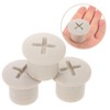BESPORTBLE 4pcs Children Slide Fixing Screw Caps Plastic Fixing Replacement