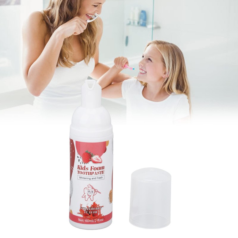 Pasta de Dientes de Espuma para Niños, Pasta de Dientes