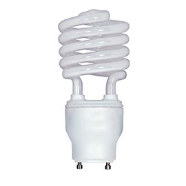 (6-Pack) Satco S8207 26-Watt 2700K GU24 Base Mini Spiral Compact Fluorescent Lamp, 120W Equal6