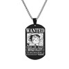 KOGNGU Hot Japan Anime One Piece Luffy Skeleton Pendant Necklace