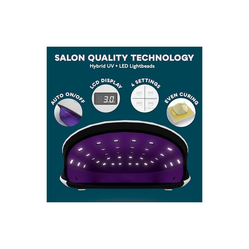 SunUV UV Lamp for Gel Nails LED Nail Dryer with