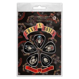 Guns N' Roses - Appetite Plectrum for Destruction, Black, One Size