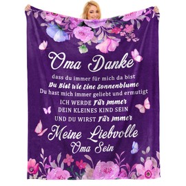 Einanmut Grandma Gift, Gift for Grandma, Gifts for Grandma, Grandma Birthday Gift, Gift Grandma Birthday, Meaningful Gifts for Grandma, Birthday Gift for Grandma - Blanket 157 x 120 cm
