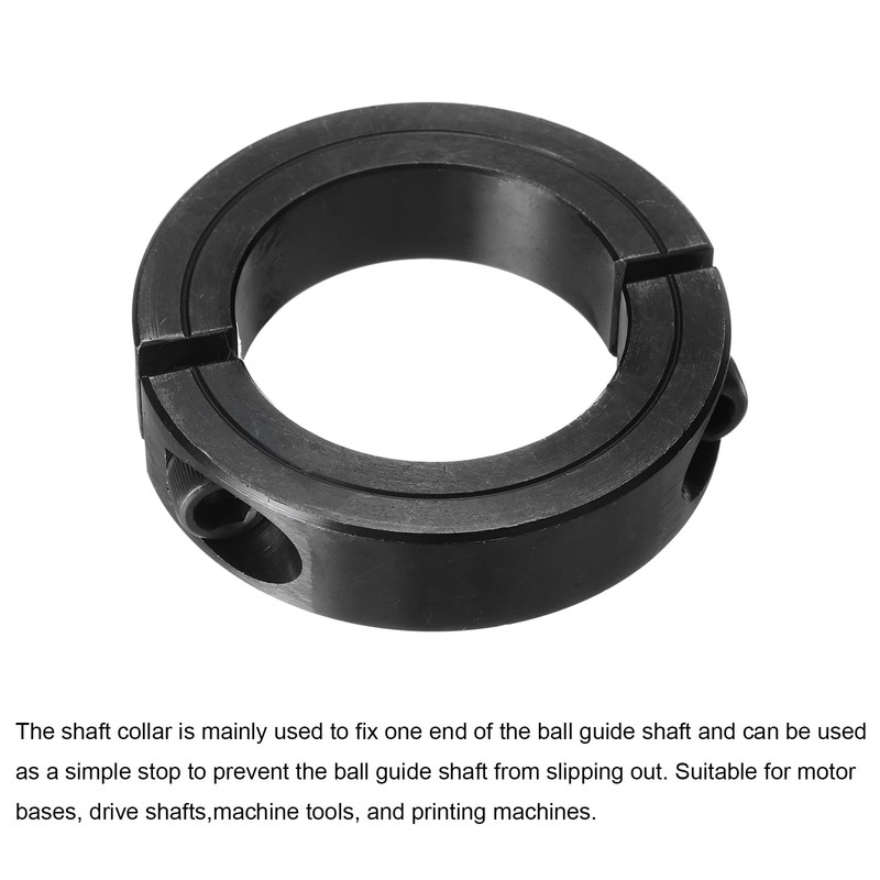 MECCANIXITY Shaft Collar 2" Bore Double Split Carbon Steel Clamping