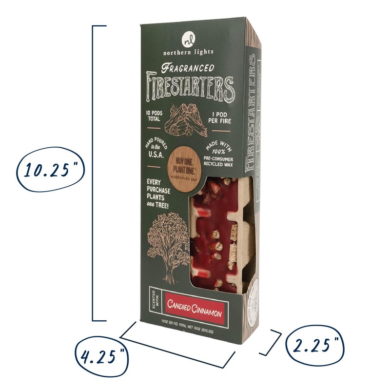 Northern Lights Candles - Firestarters - Candied Cinnamon - 59635