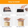 1 Pack Solar Post Cap Lights Outdoor for 4x4 Posts,