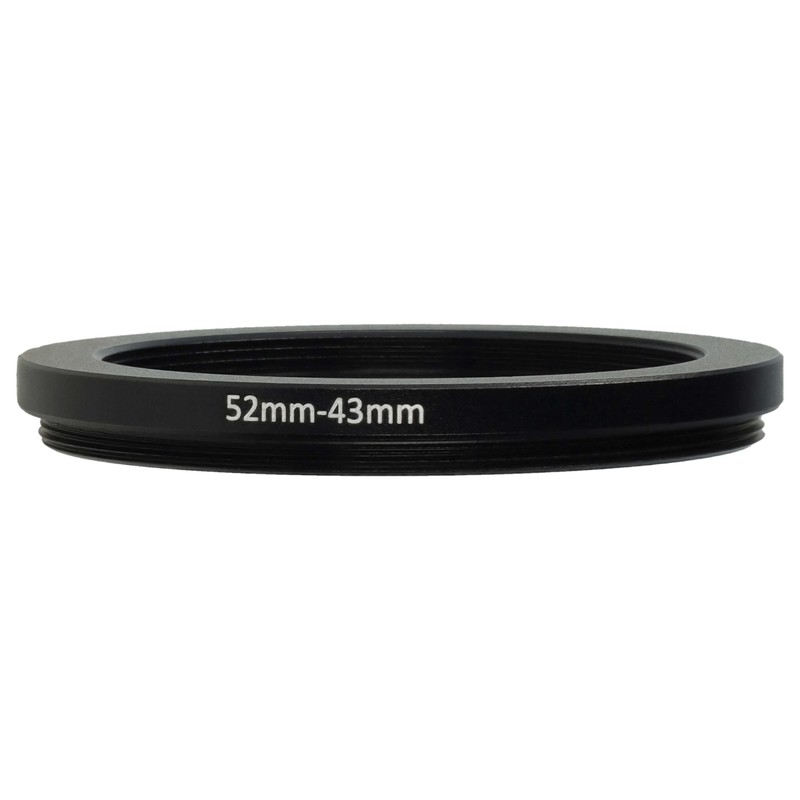 vhbw 52mm to 43mm Step Down Ring Adapter for Camera