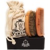 Beard Comb and Boar Bristle Brush Set Kit for Men