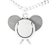 Heartland Store Tennis Racket and Ball Shaped Sterling Silver Medal