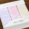 Pack of 3 Ladies Premium 100% Combed Cotton Handkerchiefs 35cm