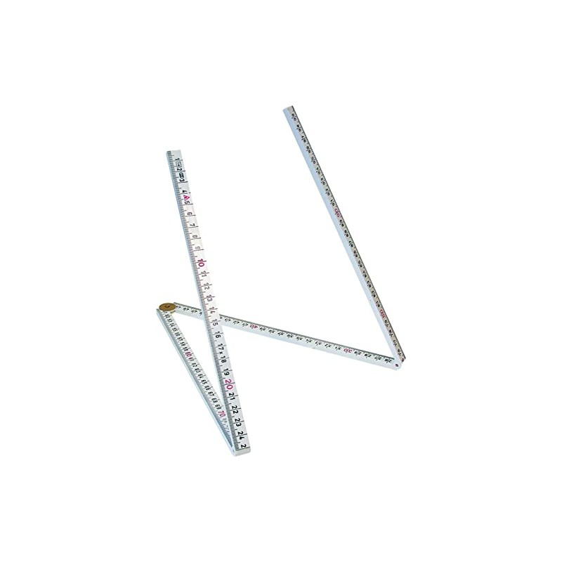 Hultafors 201004"G59-1-4-12 VI" Folding Rule - White