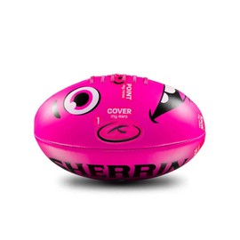 Sherrin AFL Footy Super Soft Touch Junior Youths Kids Face Footy Pink Size 1