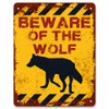 Print Crafted - Beware Of The Wolf | Vintage Metal