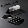 REXBETI 12 Pack Utility Knife Retractable Box Cutter, 4 Color