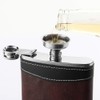 YWQ Premium 1 Pack 8 Oz Hip Flask for Liquor