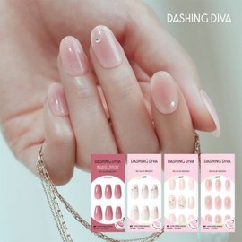 M-Desing Diva Elegance Shape Nail 4-piece set / M데싱디바 엘레강스 쉐잎 네일 4종세트