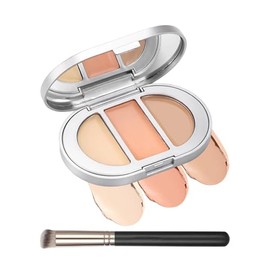 Erinde Paleta de Correctores de Cobertura Total en 3 Tonos, #Z01 | Corrector Facial Resistente al Agua para Las Ojeras,Maquillaje Corrector de Larga D