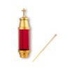 Cemetery Light Candle Holder, Grave Decorations Memorial Lantern with Crosses,