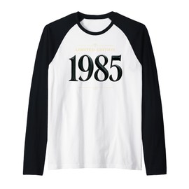 40th Birthday Man Woman 40 Years 1985 Decorative Funny Gift Raglan Baseball Tee