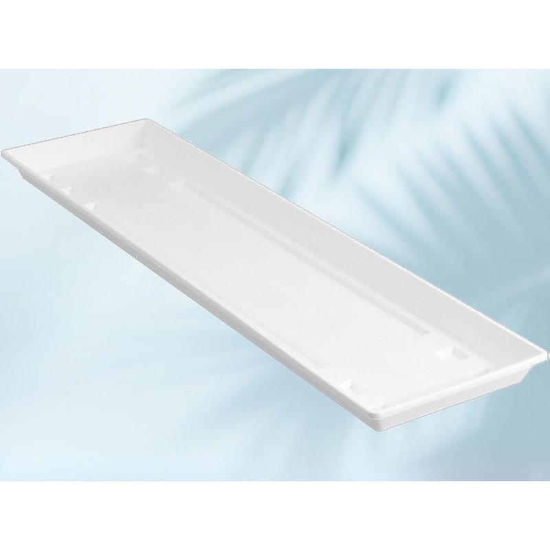 meindekoartikel Flower Box Saucer Standard Plastic – Various Sizes and