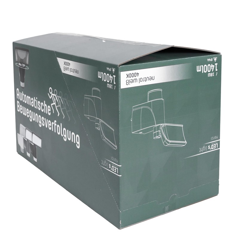 LED's light 0310781 LED Spotlight White with 180° Motion Tracking