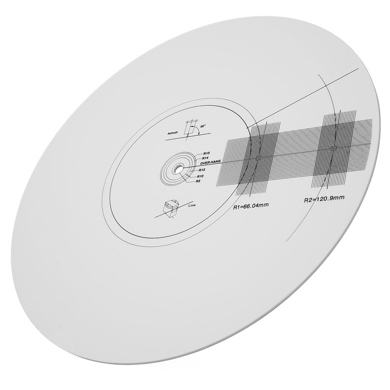Turntable Cartridge Alignment Protractor Mat Prevent Slip Static Shockproof Phonograph