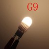 SQXBK G9 2PCS 110V 3W Warm White Mini Dimmable 360