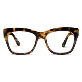 Peepers by PeeperSpecs Oprah's Favorite Women's Shine On Square Blue Light Blocking Reading Glasses - Tortoise +2.50