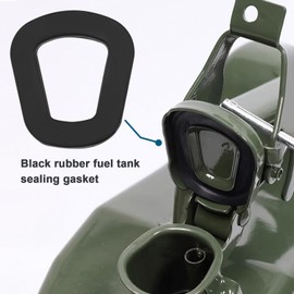 Micro Traders 10Pcs Rubber Sealing Gaskets Replacement Petrol Can Gasket Gas Fuel Can Spout Gaskets Accessories for Metal Tanks Gas Cans Diesel Tanks