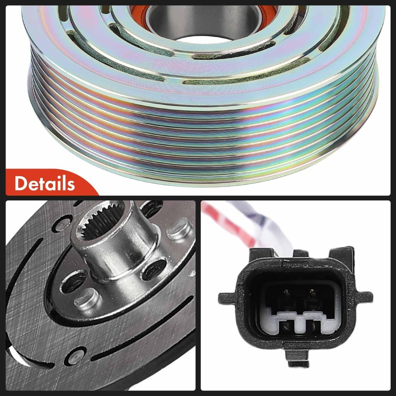 A-Premium Air Conditioner AC Compressor Clutch Kit Compatible with Infiniti