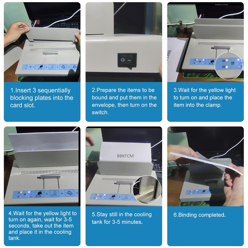 Thermal Binding Machine Book Binder Machine Book Binding Kit 500