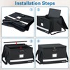 DSDCDJ File Box with Lock - Portable File Organizer Box