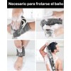 Piezas Cepillo Espalda Baño Guante Exfoliante Corporal Ducha Guantes Exfoliantes