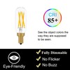 Beonllay E12 LED Bulb Dimmable 40 Watt Equivalent Warm White
