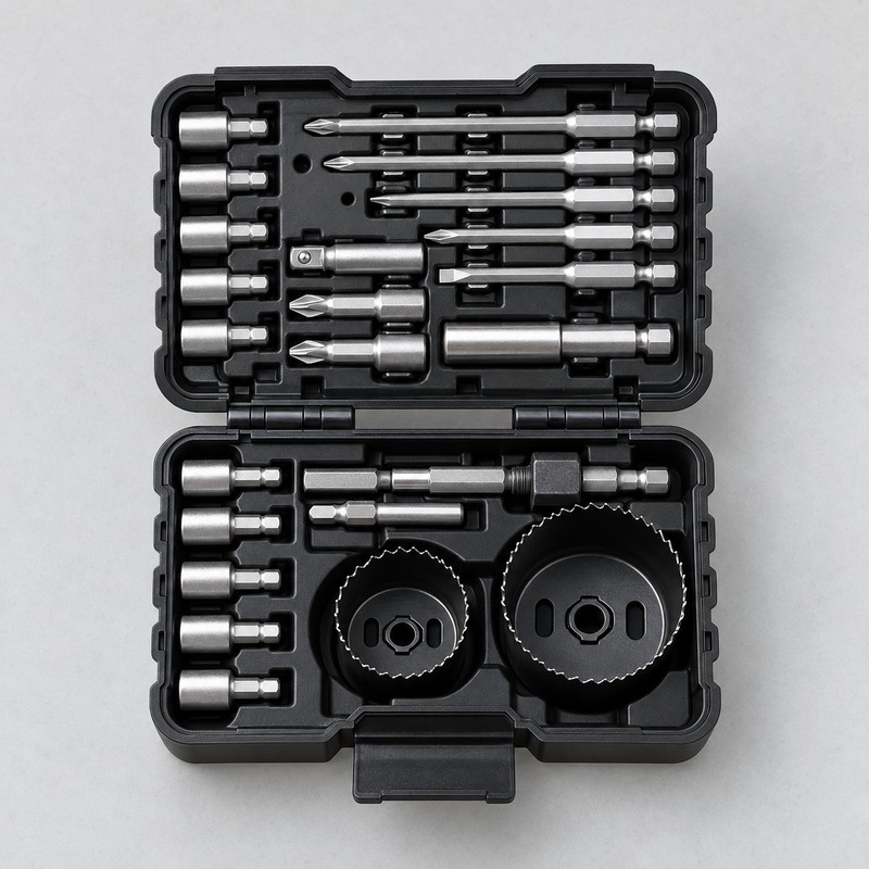 WA1626 Screwdriver Accessory Set - Storage Case for Home Repairs