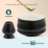 Aprika Life Complete Matcha Starter Set: Bowl, Holder, Whisk, Scoop,