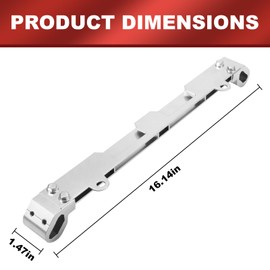 seork Tool Rail Mount Threaded Rails Fits for Milwaukee Packout Tool Box, Tool Rail Mount Compatible with Milwaukee Packout Accessories