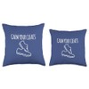 Calm Your Cleats- Soccer, Softball, Funny Sports Fan Throw Pillow